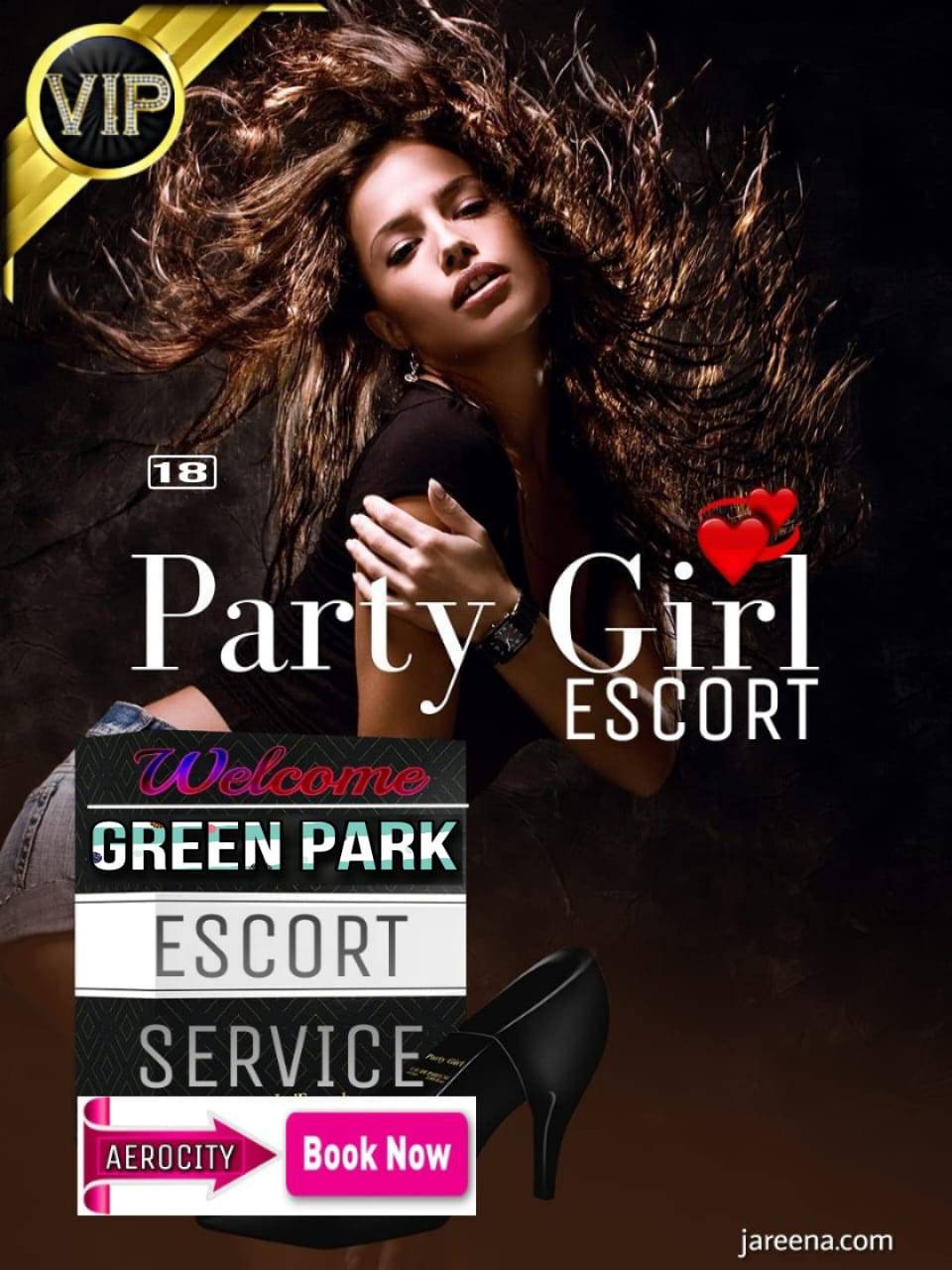 Book Escort Service Near Green Park by Jareena